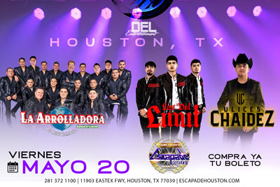 La Arrolladora Banda El Limon, Los del Limit y Ulices Chaidez en Houston