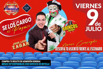Jose Luis Zagar y Brincos Dieras | Se Los Cargo El Payaso Tour en Houston