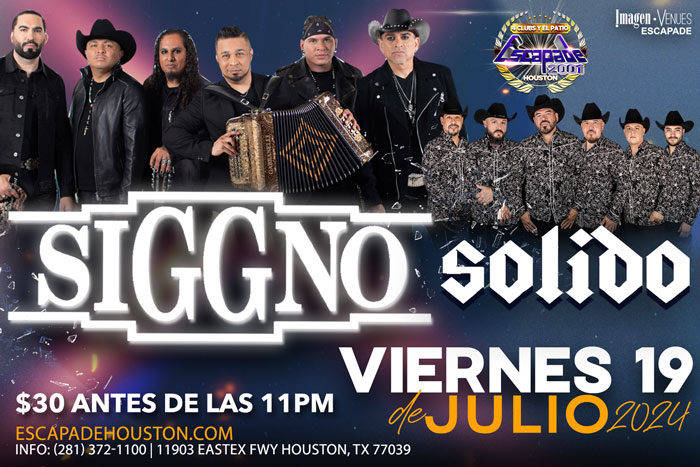 Siggno y Solido en Houston