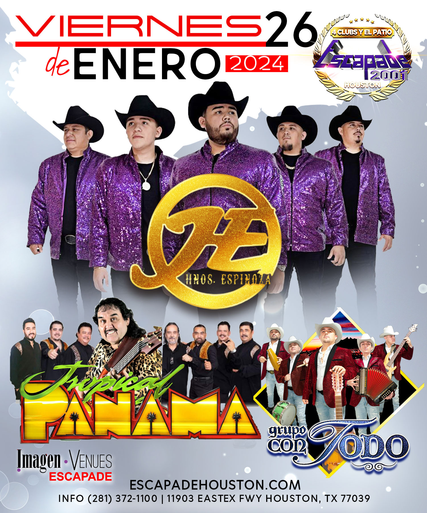 Hermanos Espinoza en Houston Hermanos Espinoza Tickets Boletos para