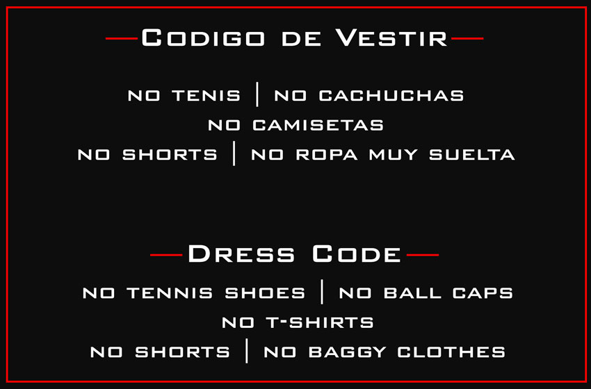 Codigo de Vestir Dress Code